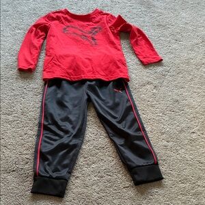 PUMA Kids Red and Black Set